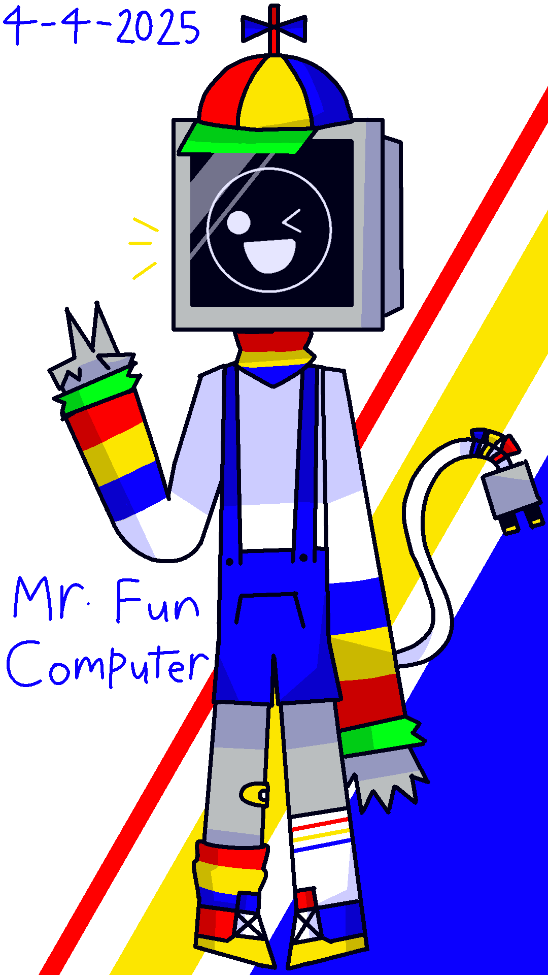 Sprunki Mr. Fun Computer Humanized by PinkinaTheCreative on DeviantArt