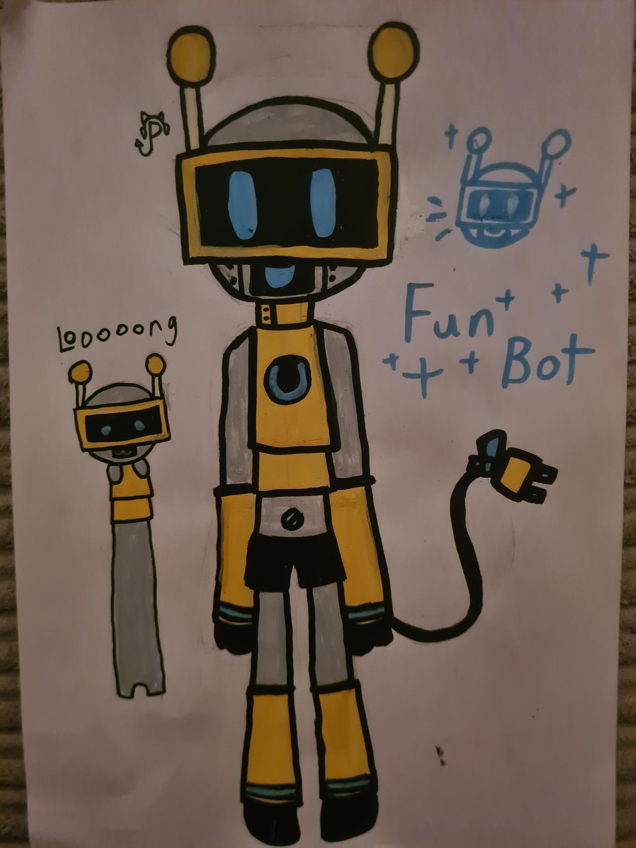 Fun Bot Computer A Drawing of Fun Bot by PinkinaTheCreative on DeviantArt