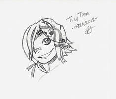 Tiny Tina Head Sketch