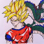 Goku and Shenron 'Shenlong'