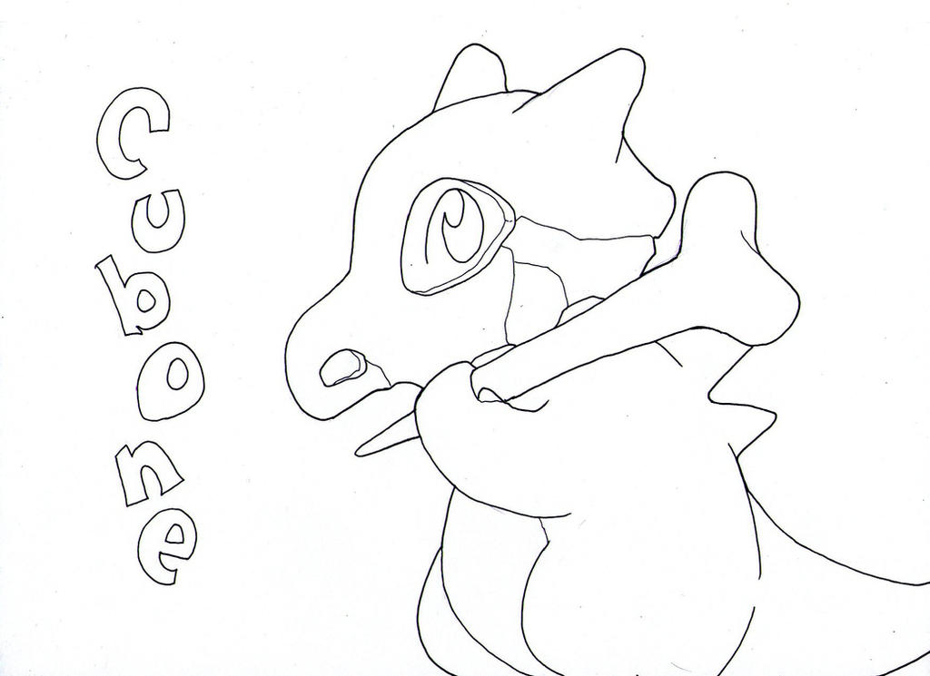 Cubone - Lineart