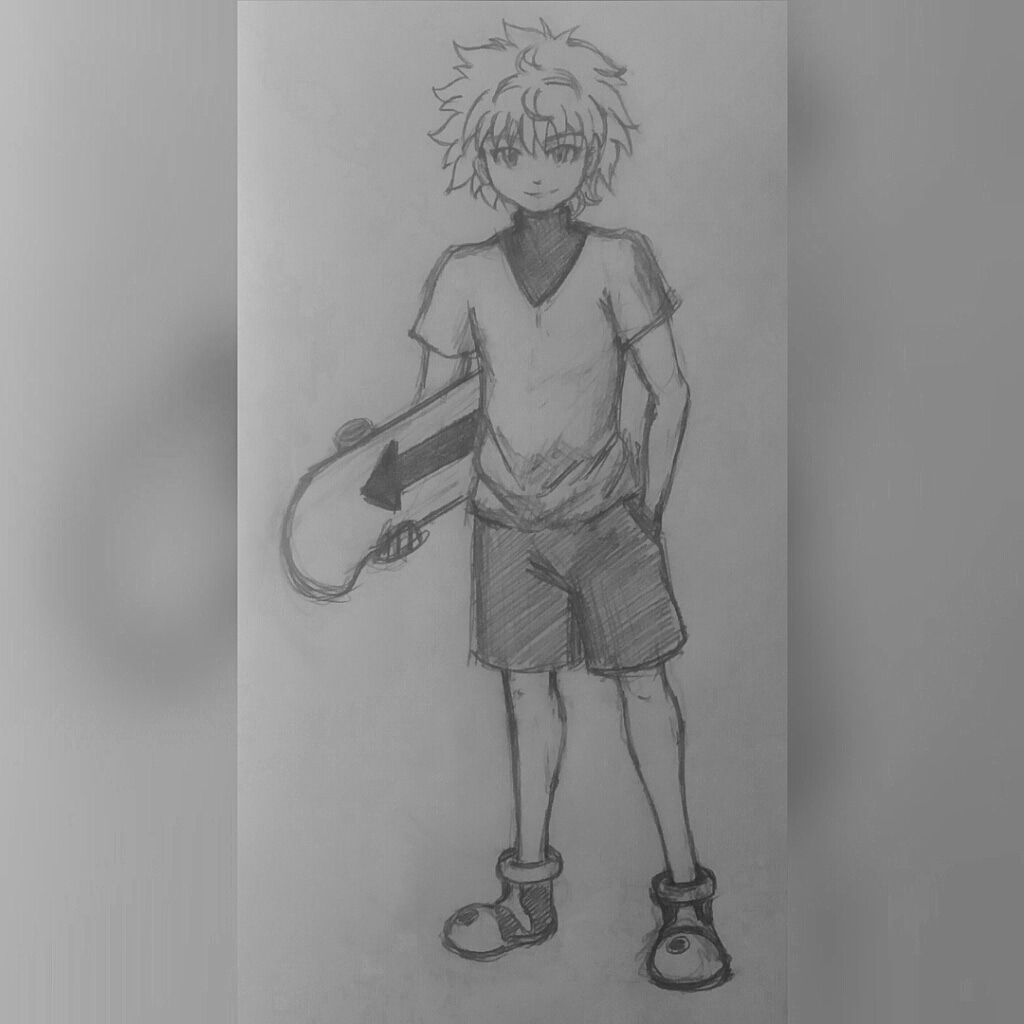 Killua Drawable Killua sketch by cappichan on DeviantArt