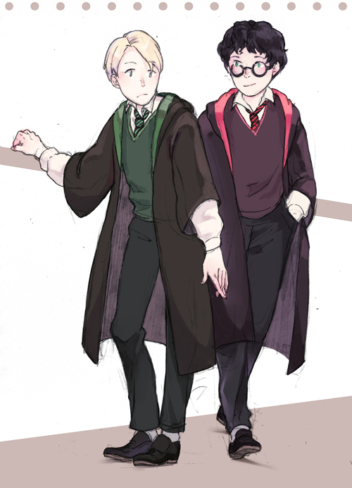 drarry in school