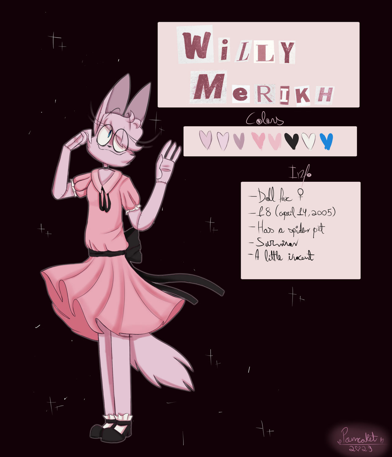 Willy Merikh Ref sheet by GothInvader on DeviantArt