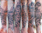 Kraken half-sleeve Tattoo