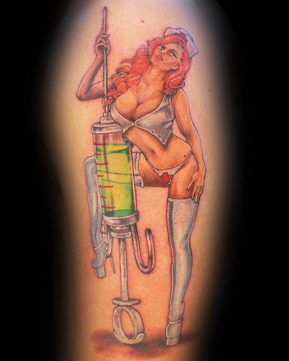 First Pinup Tattoo by joshing88 on DeviantArt First Pinup Tattoo by joshing88 on DeviantArt
