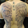 Full Back Wings Tattoo