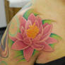 Freehand Lily tattoo walk-in