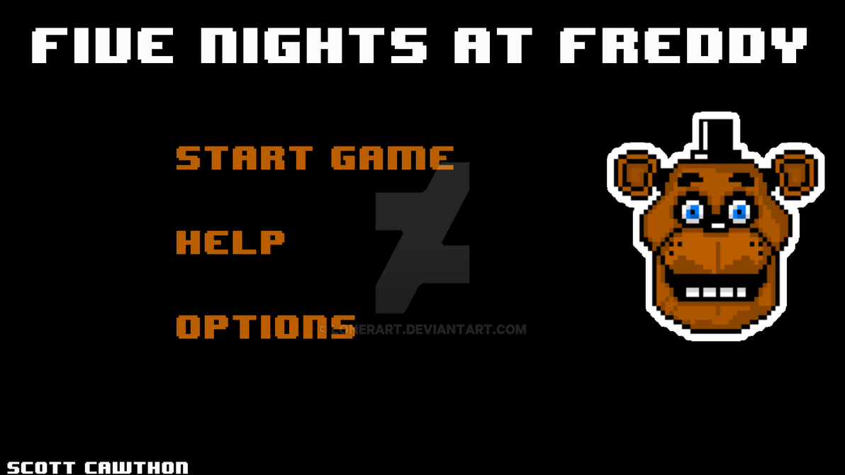 FNAF 8 bit Menu by LonerArt on DeviantArt