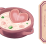 Creamy heart soup