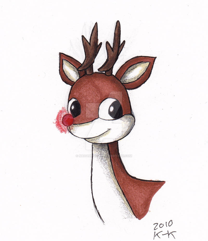 Rudolph the Red-Nosed Reindeer by Madame-Kikue on DeviantArt