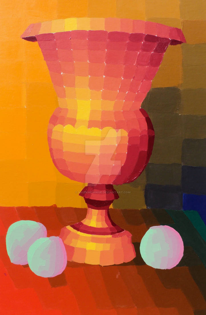 Gradation Painting - Vase with Onions by Madame-Kikue on DeviantArt