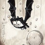 Inktober - Falling BatSponge