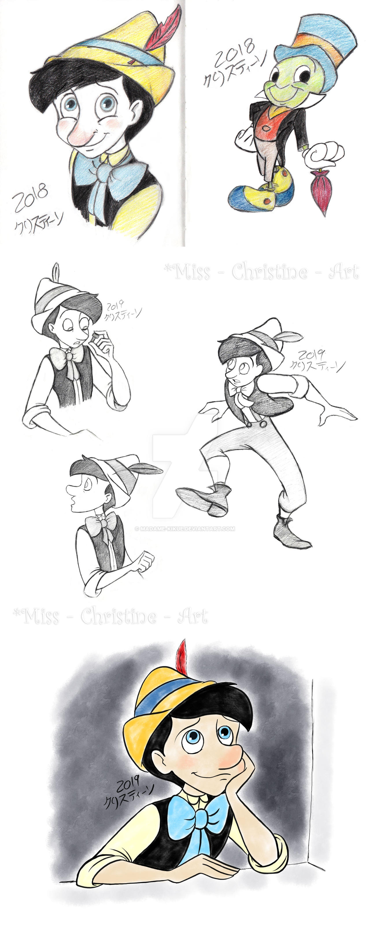 Pinoke Transformation Pinoke Sketchdump by Madame-Kikue on DeviantArt