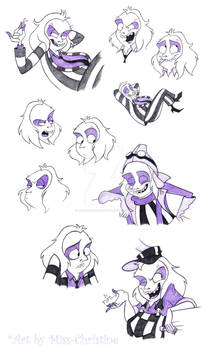 Beetlejuice Sketches