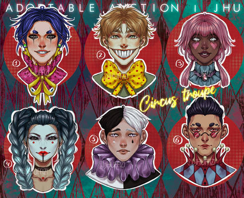 [CLOSED] Adoptable auction, Circus troupe | JHU