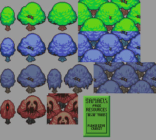 Free Tree tiles by SamaelReaper on DeviantArt