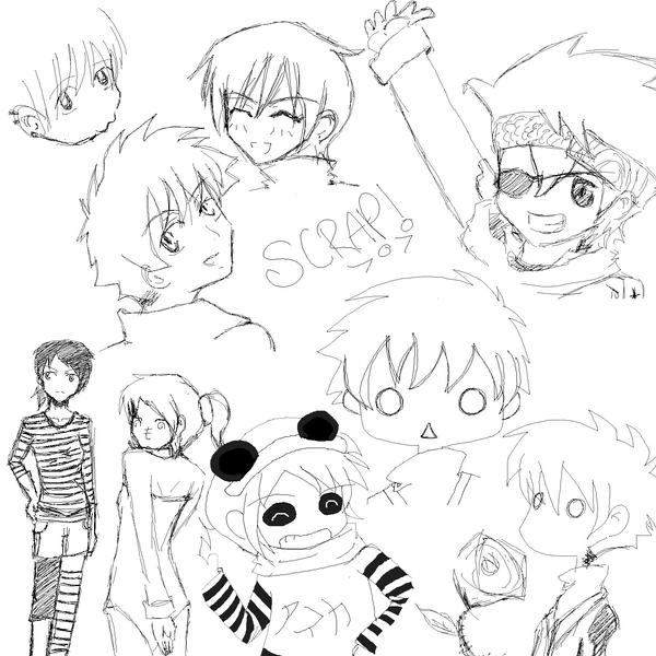 Drawing Random Scrap Random Scrap xD by ElricAsuka on DeviantArt