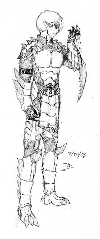 Zahel Battle Form Sketch