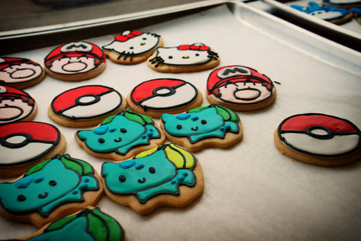 Nintendo cookies by DeviantArt