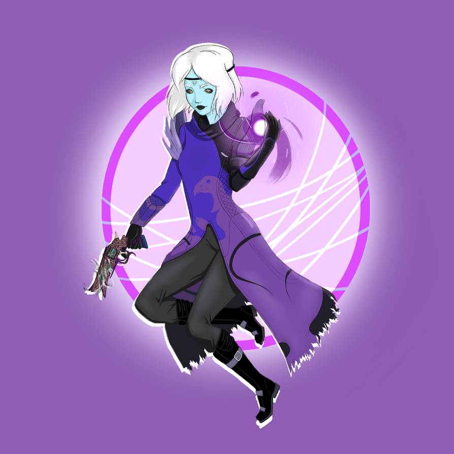 Crucible Handler Destiny fanart - Crucible Warlock by Monji-illustration on DeviantArt