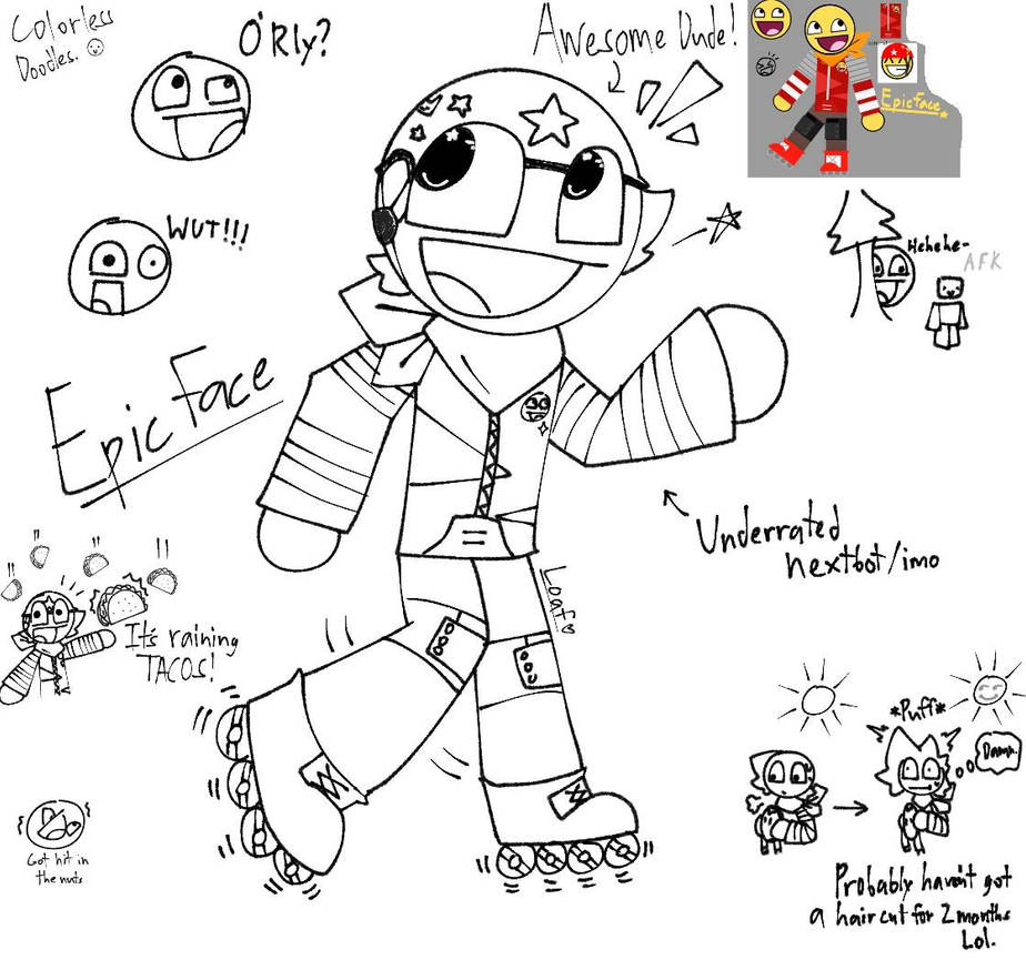 EPIC FACE!! by ChloeArtsandStuff888 on DeviantArt