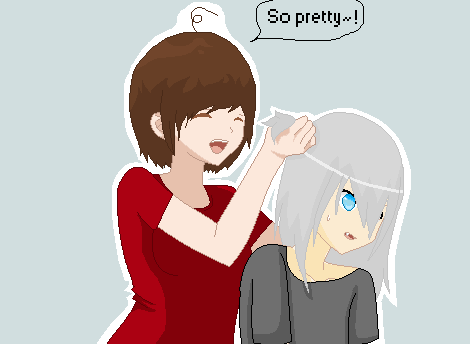 .:Lulz Doin' yo hair:. Collab With DreamTea-Chan