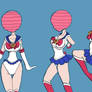 Sailor moon 7 color wip