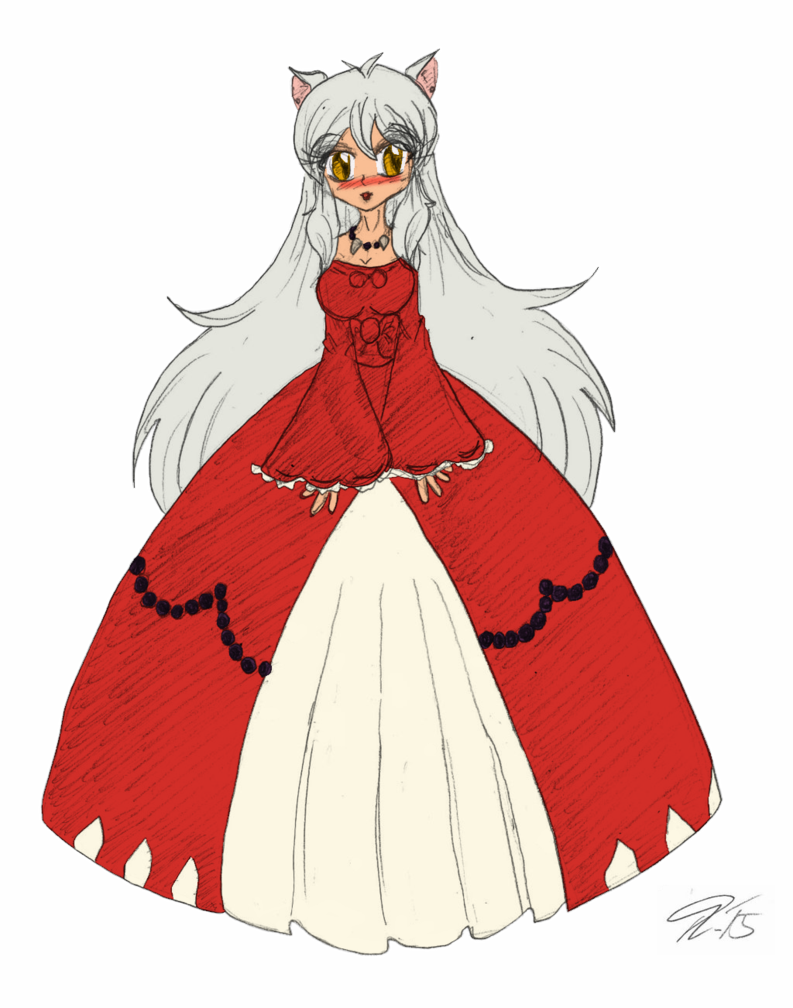 Lady Inuyasha Color by Escafa on DeviantArt