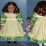 Colonial doll dress apron