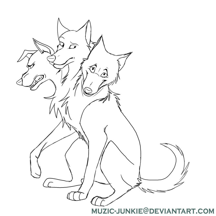 Цербер Аида раскраска