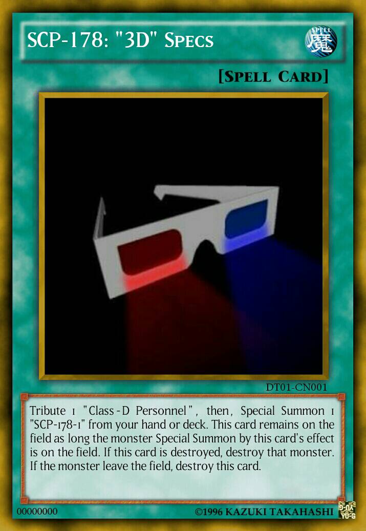 SCP-178: 3D Specs by DragoDemon12 on DeviantArt