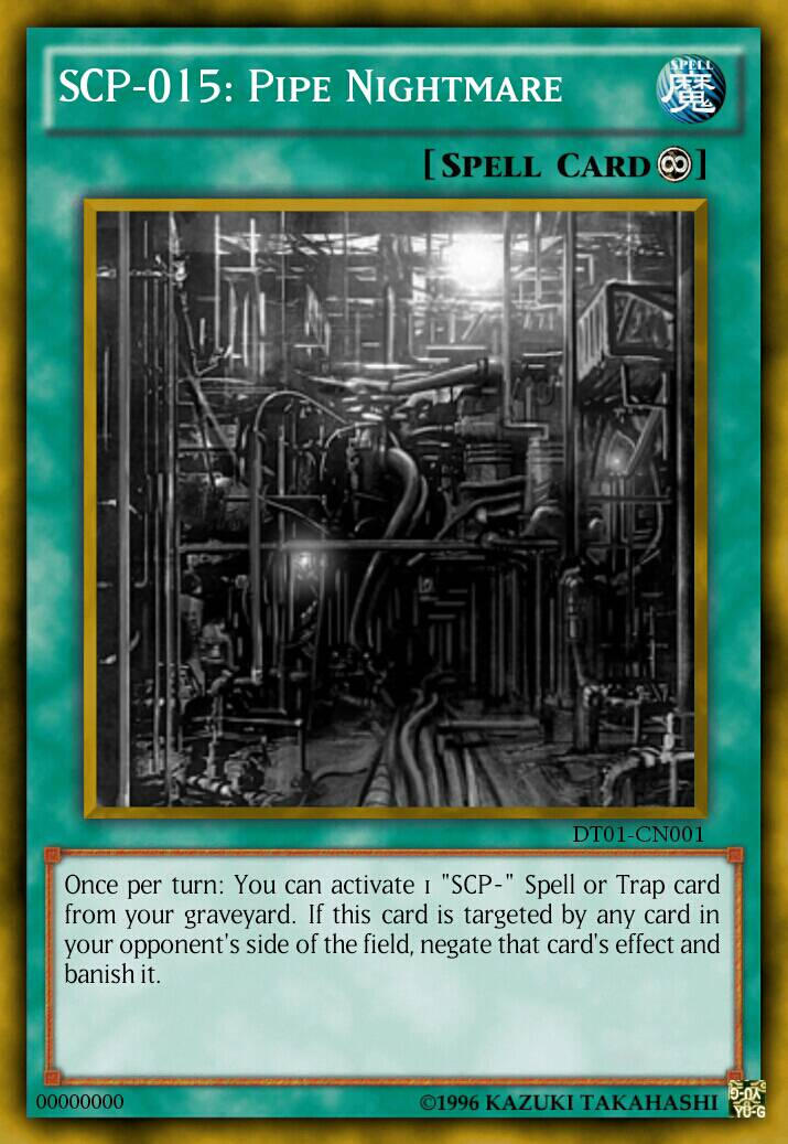 SCP-015: Pipe Nightmare by DragoDemon12 on DeviantArt