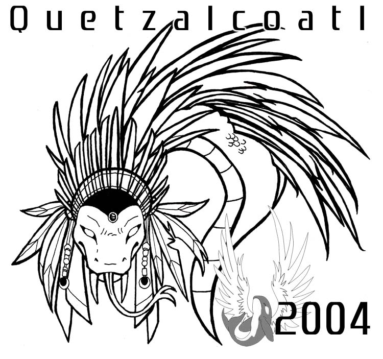 Quetzalcoatl - Uncolored