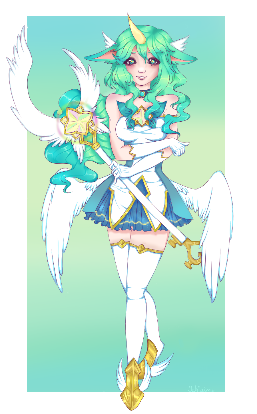 Star guardian Soraka by Nappah on DeviantArt