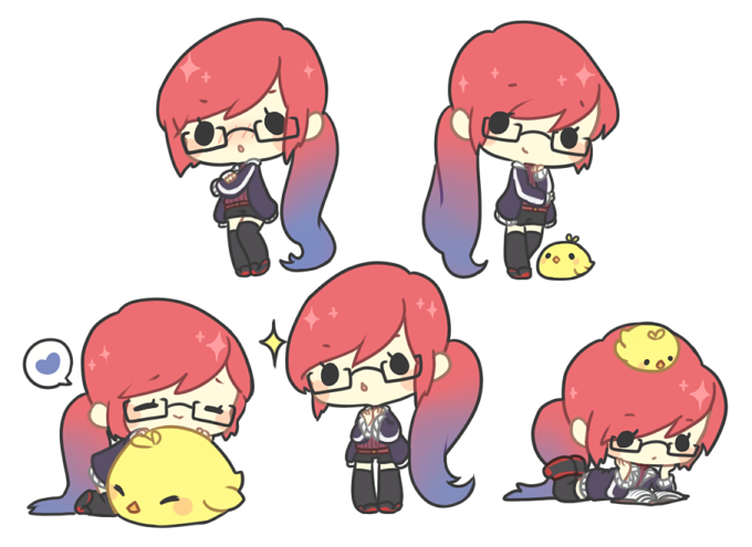 Boop chibis sticker batch: Ryo-Thae