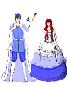 Aiko and Yuuki royal couple design - front