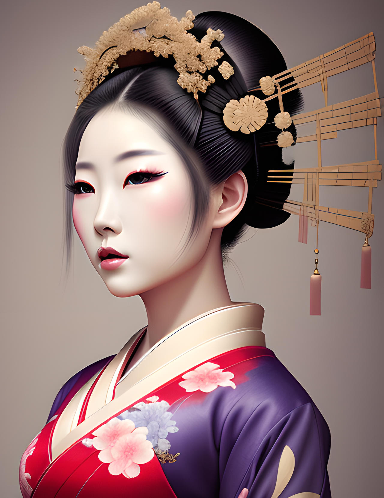 Cgeisha Geisha by WinoAI on DeviantArt