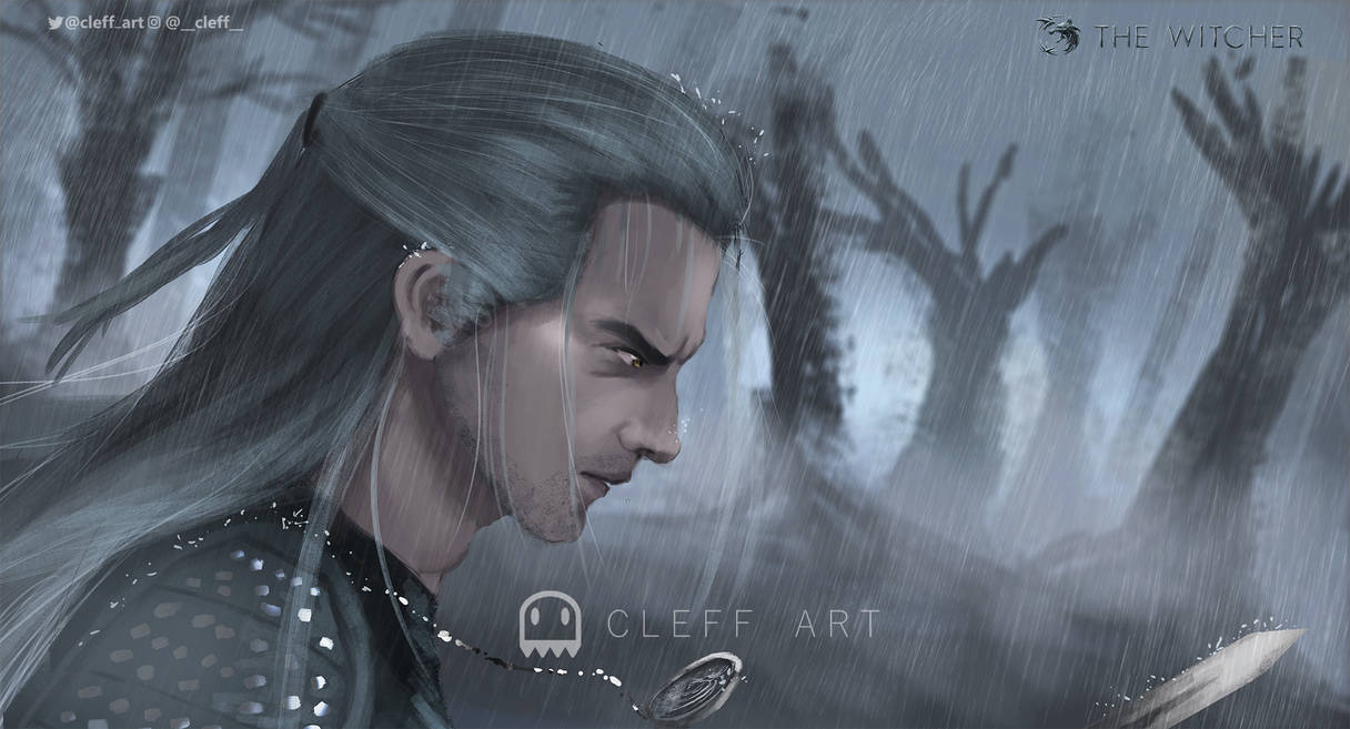 Geralt of Rivia! A The Witcher Fanart! by Cleffart on DeviantArt