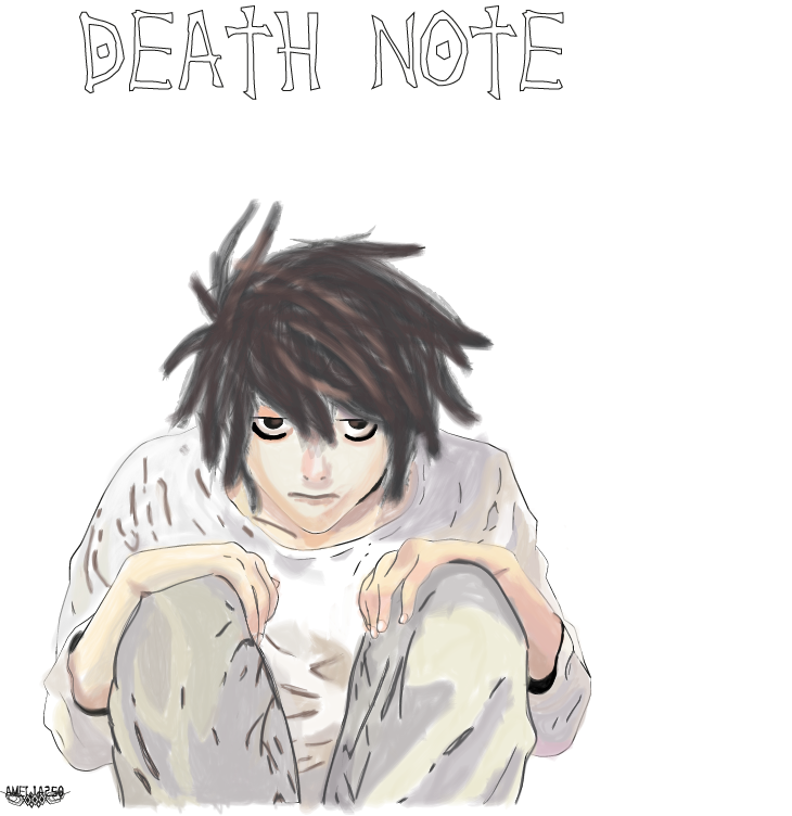 L Ryuzaki Death Note by Daiichane on DeviantArt