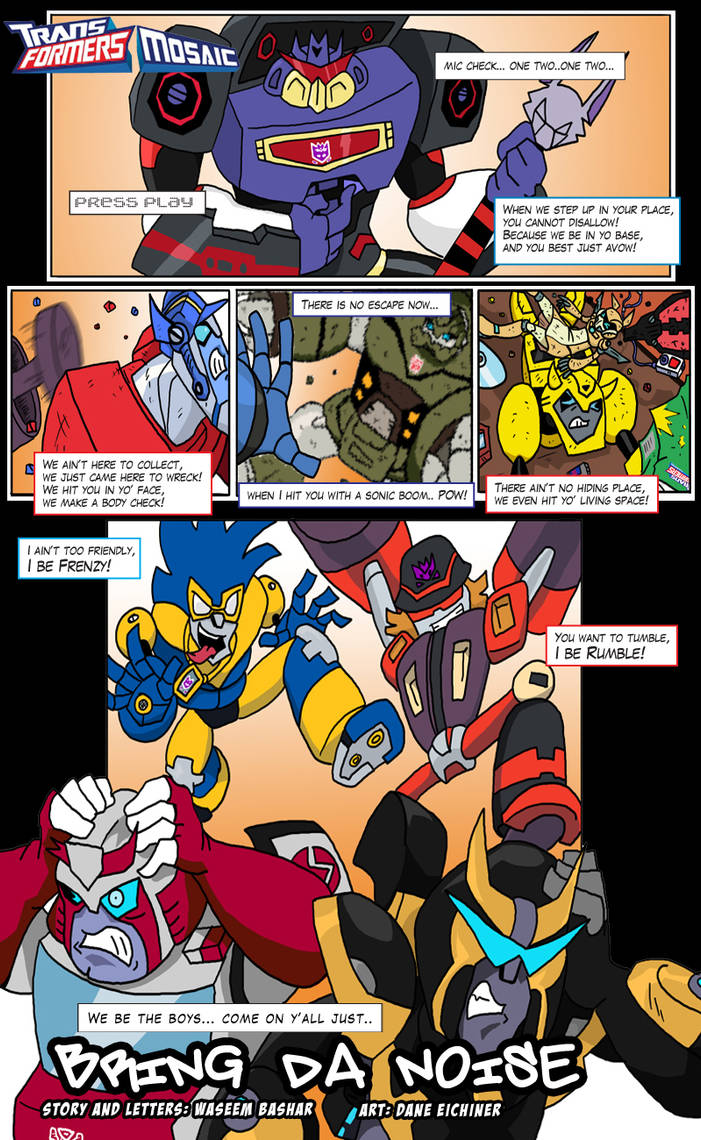 Tfp Rumble Fan TFA Rumble and Frenzy by ninjha on DeviantArt