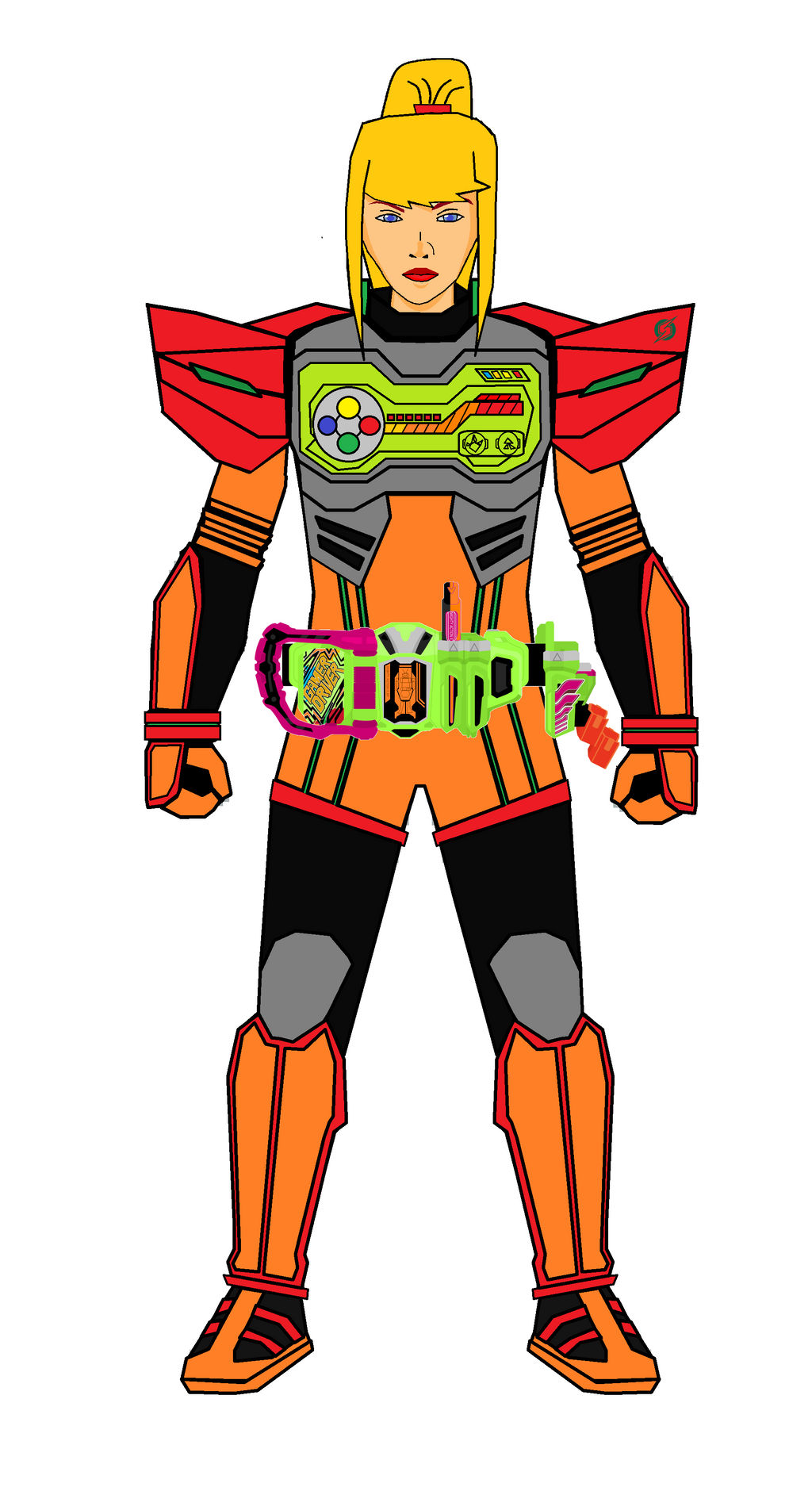 Kamen Rider Huntress Action Gamer LV2 Helmetless by ...