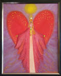 Lori's Second Solo Painting 'LORI'S RED ANGEL'
