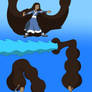 Katara the hair bender