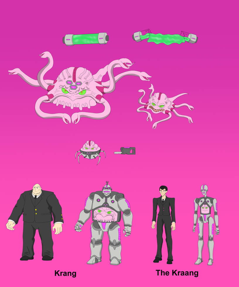 Krang Design Krang and the Kraang by EthanTavitas on DeviantArt