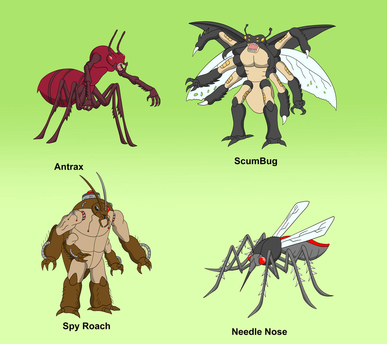 Tmnt Insect Mutants Bug Mutants by EthanTavitas on DeviantArt