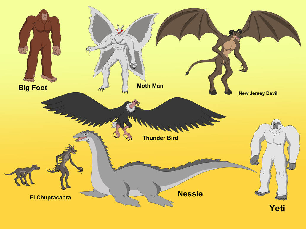 Male Cryptids Cryptids by EthanTavitas on DeviantArt