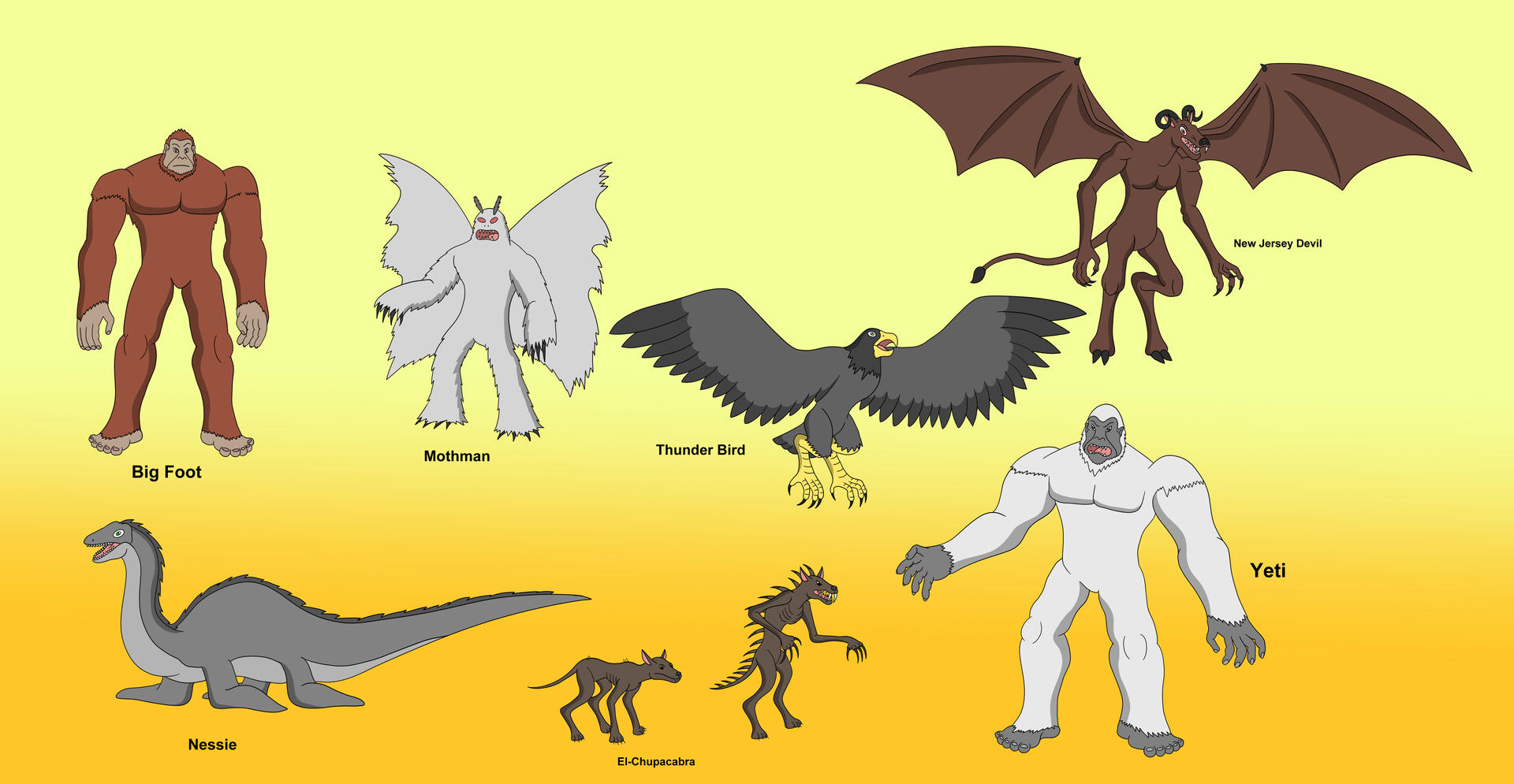 Cryptids by EthanTavitas on DeviantArt