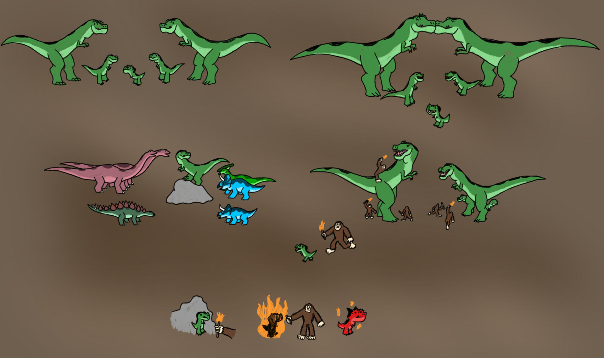 Origin of Devil Dinosaur by EthanTavitas on DeviantArt