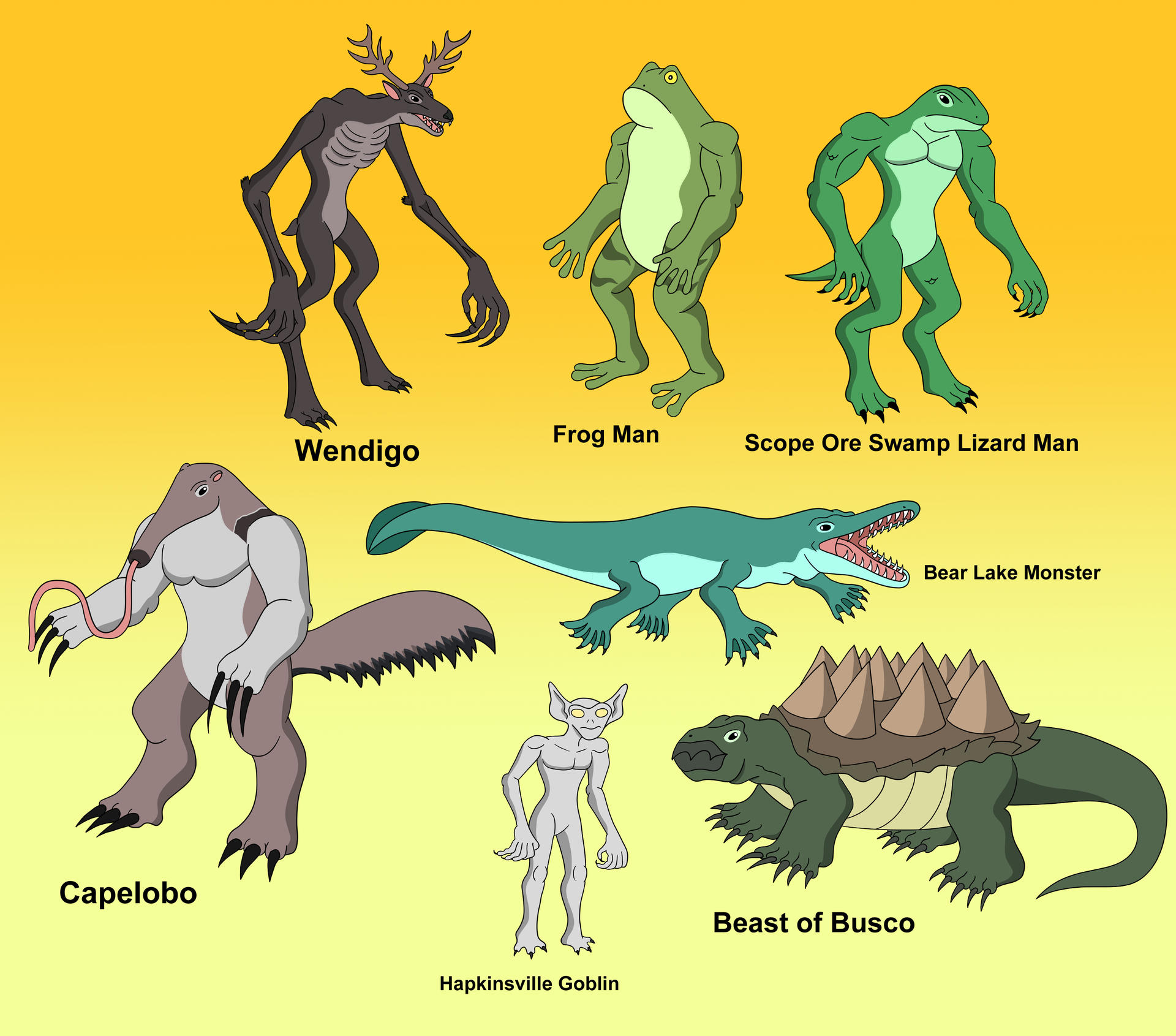 Angolan Cryptids Even More Cryptids by EthanTavitas on DeviantArt